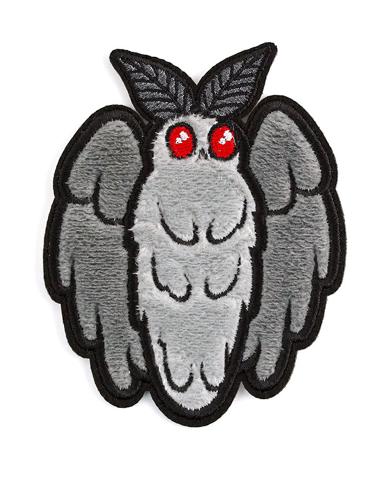 Mothman Fuzzy Sticker Patch-LuxCups Creative-Strange Ways