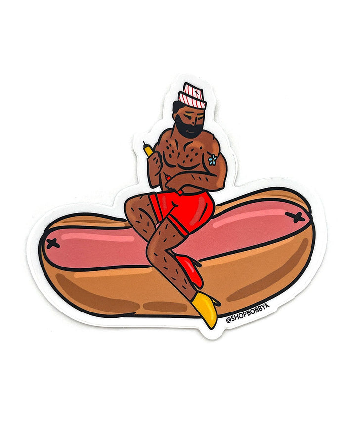 Boylesque Hot Dog Sticker-BOBBYK-Strange Ways