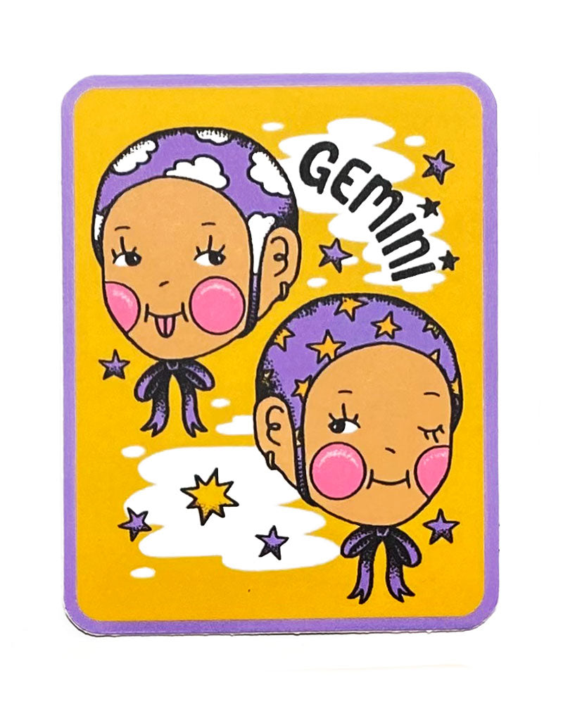 Gemini Baby Zodiac Sticker-Ren-O-Graphics-Strange Ways