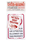 Ghoul Begone Sticker Pack (Set of 4 + Booklet)-Arcane Bullshit-Strange Ways