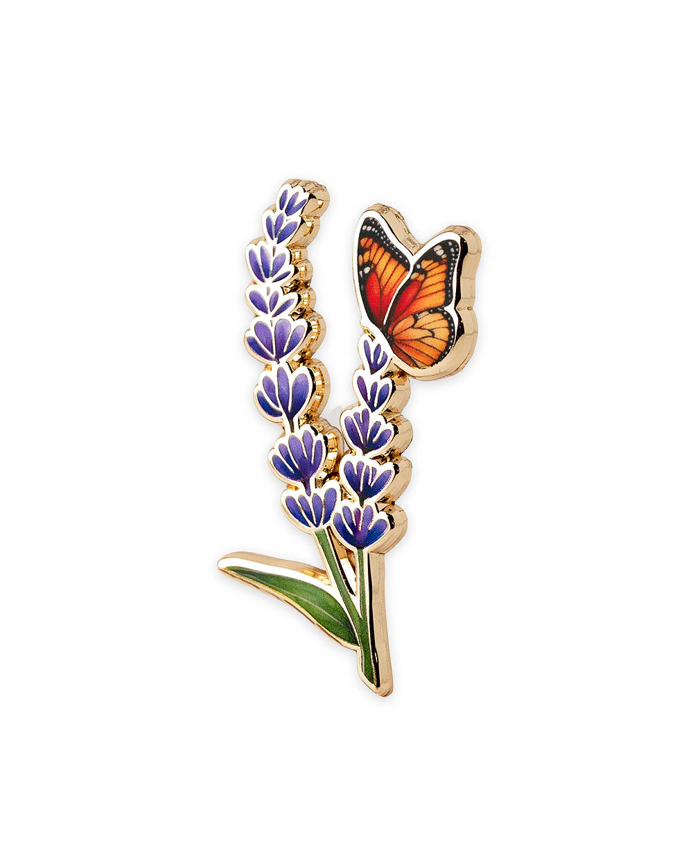 Lavender & Butterfly Pin-Happily Plants-Strange Ways
