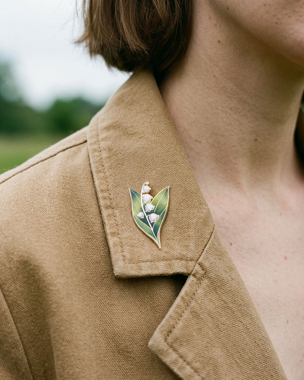 Lily Of The Valley Flower Pin-Happily Plants-Strange Ways
