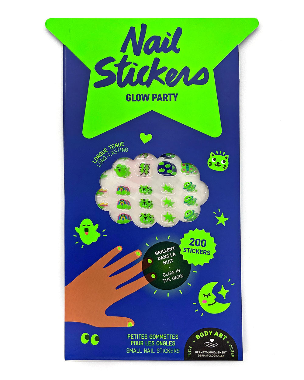 Glow Party Nail Art Stickers (200ct)-OMY-Strange Ways