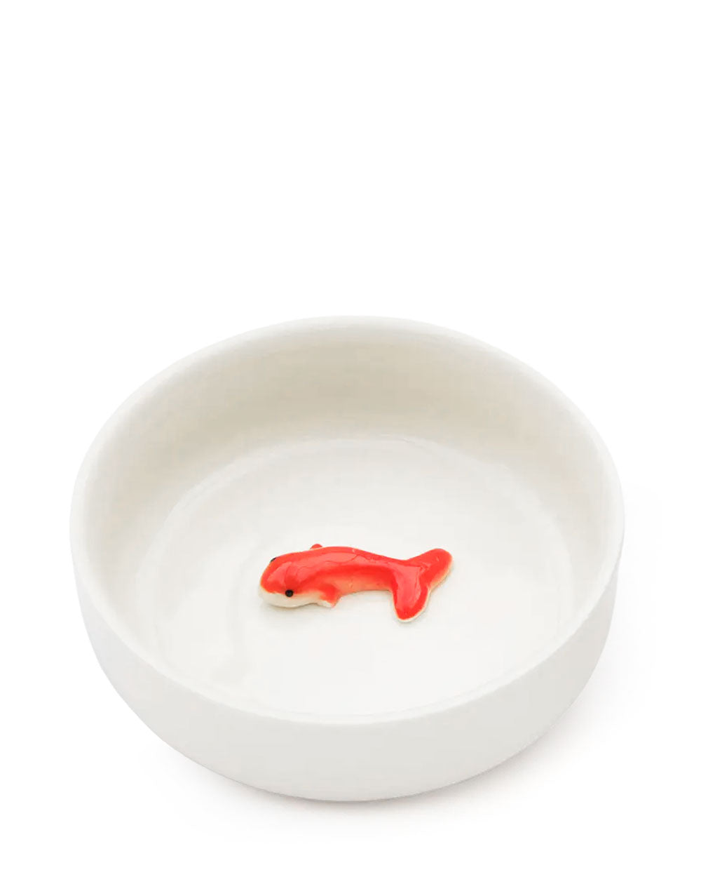 Goldfish Ceramic Pet Bowl-SUCK UK-Strange Ways