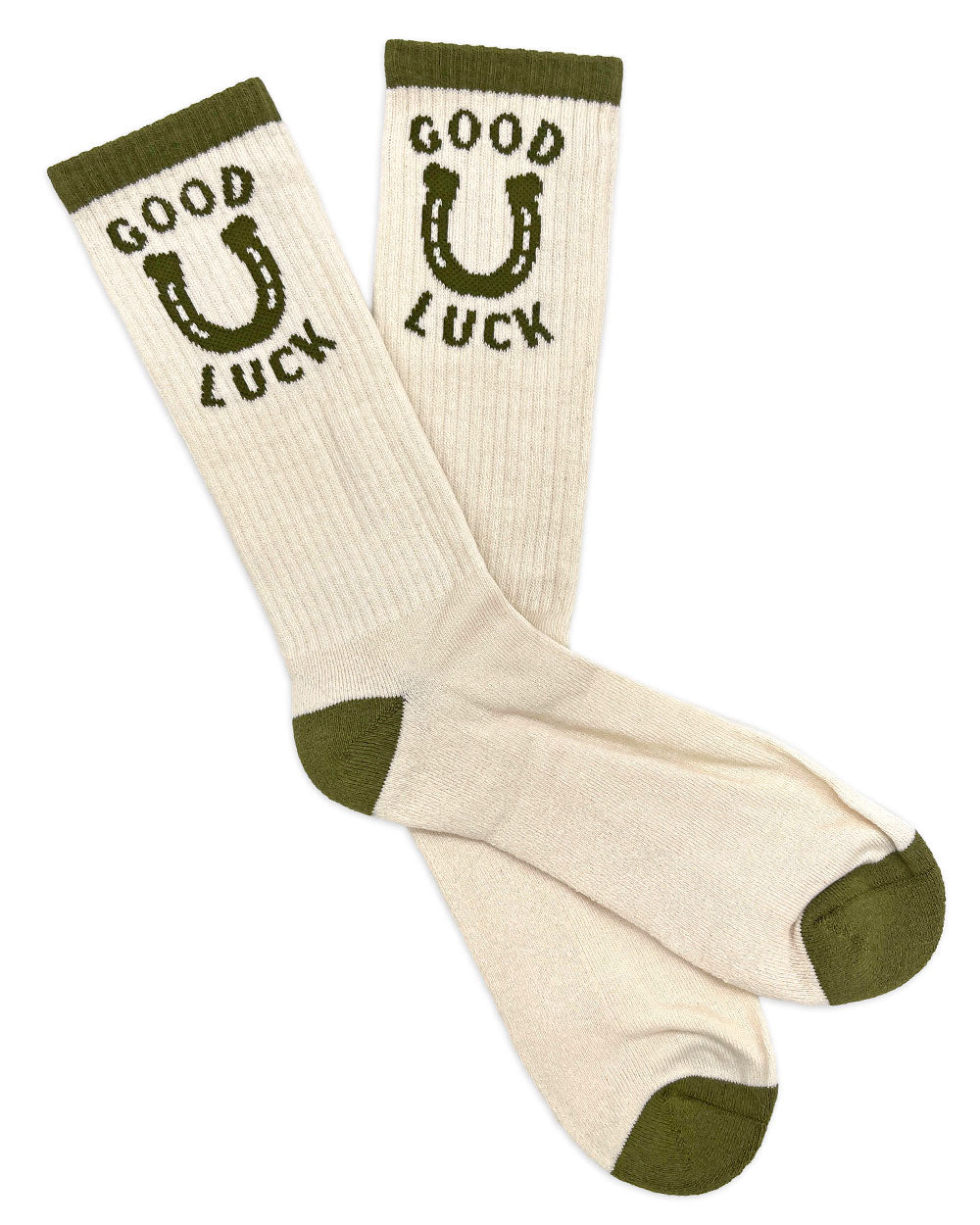 Good Luck Horseshoe Socks-Awarewolf Apparel-Strange Ways
