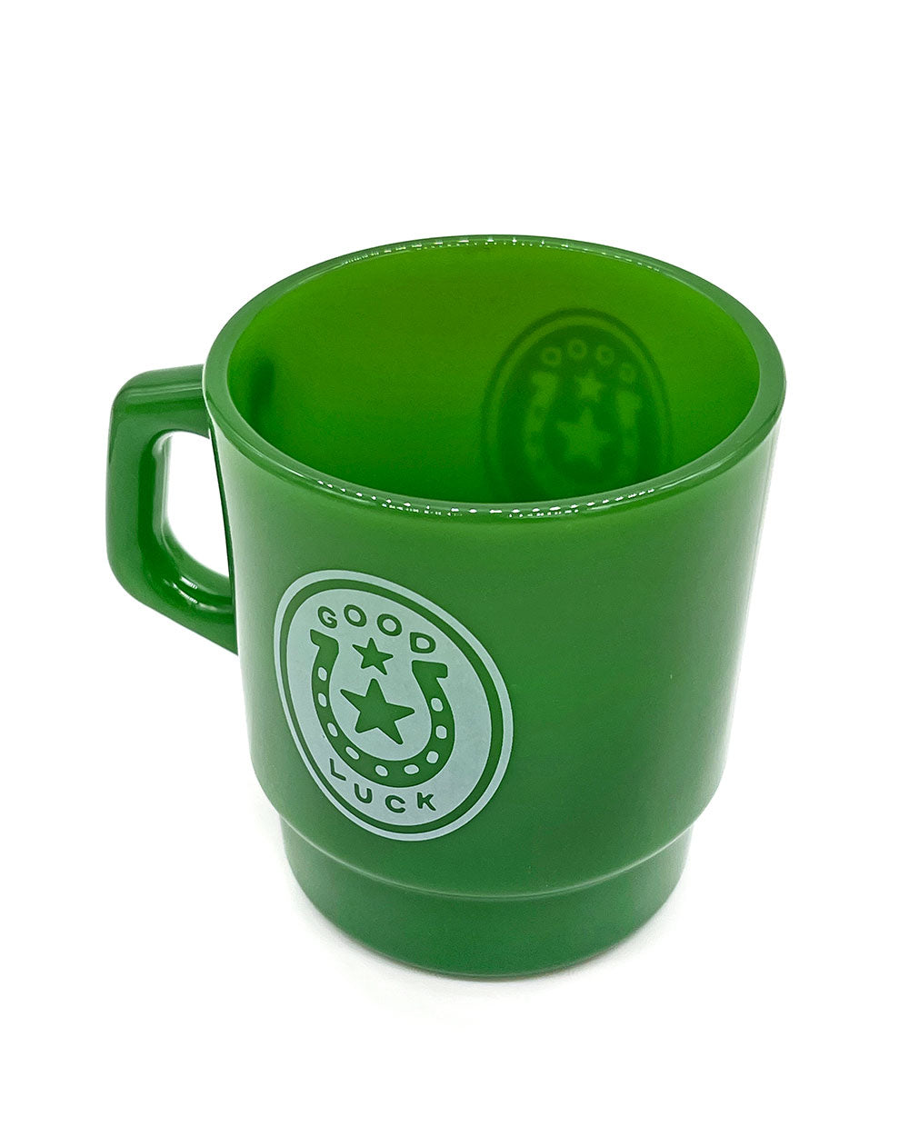 Good Luck Retro Mug-Nate Duval-Strange Ways