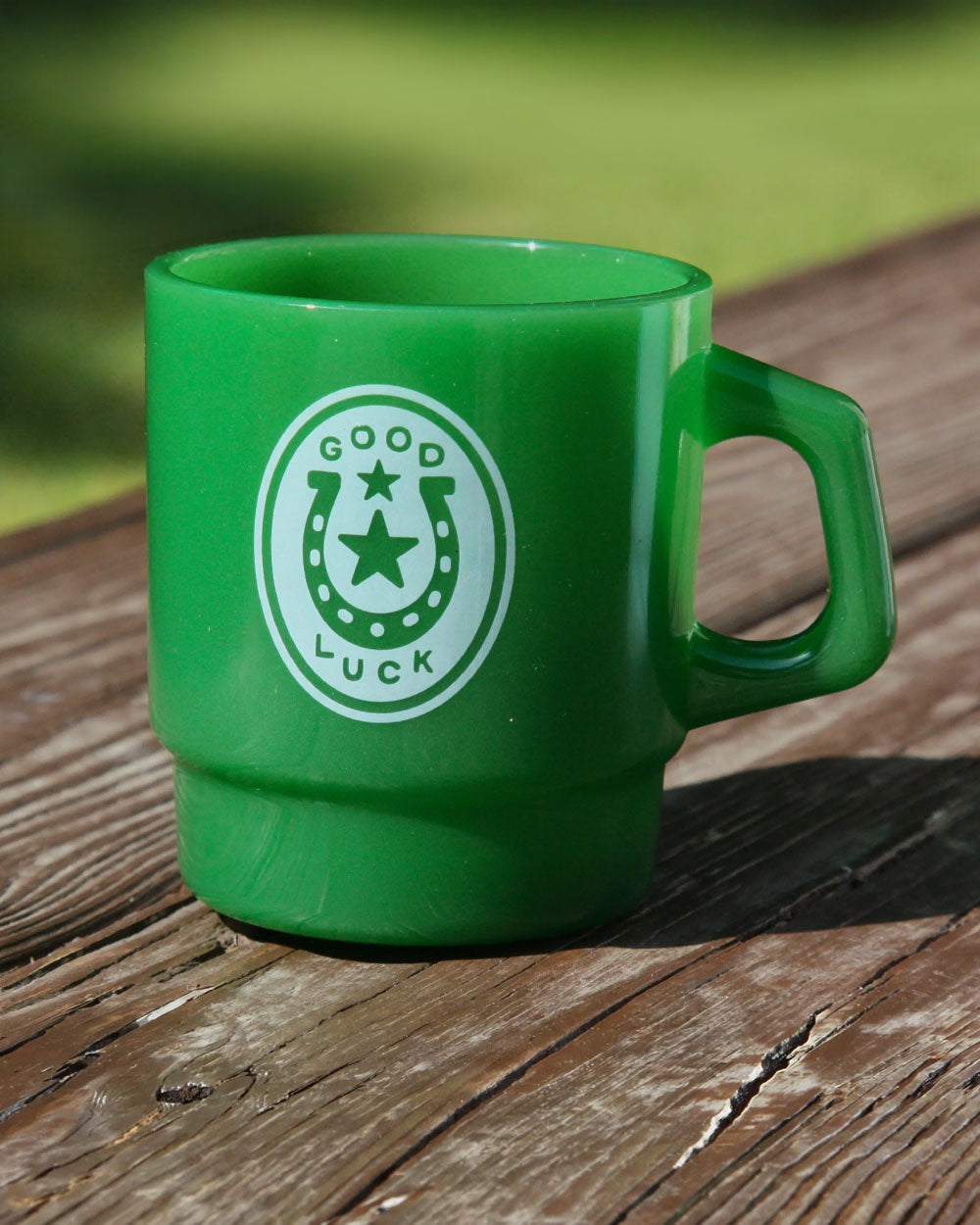 Good Luck Retro Mug-Nate Duval-Strange Ways