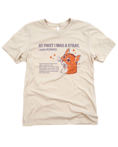 At First I Was A Stray (Cat) Unisex Shirt