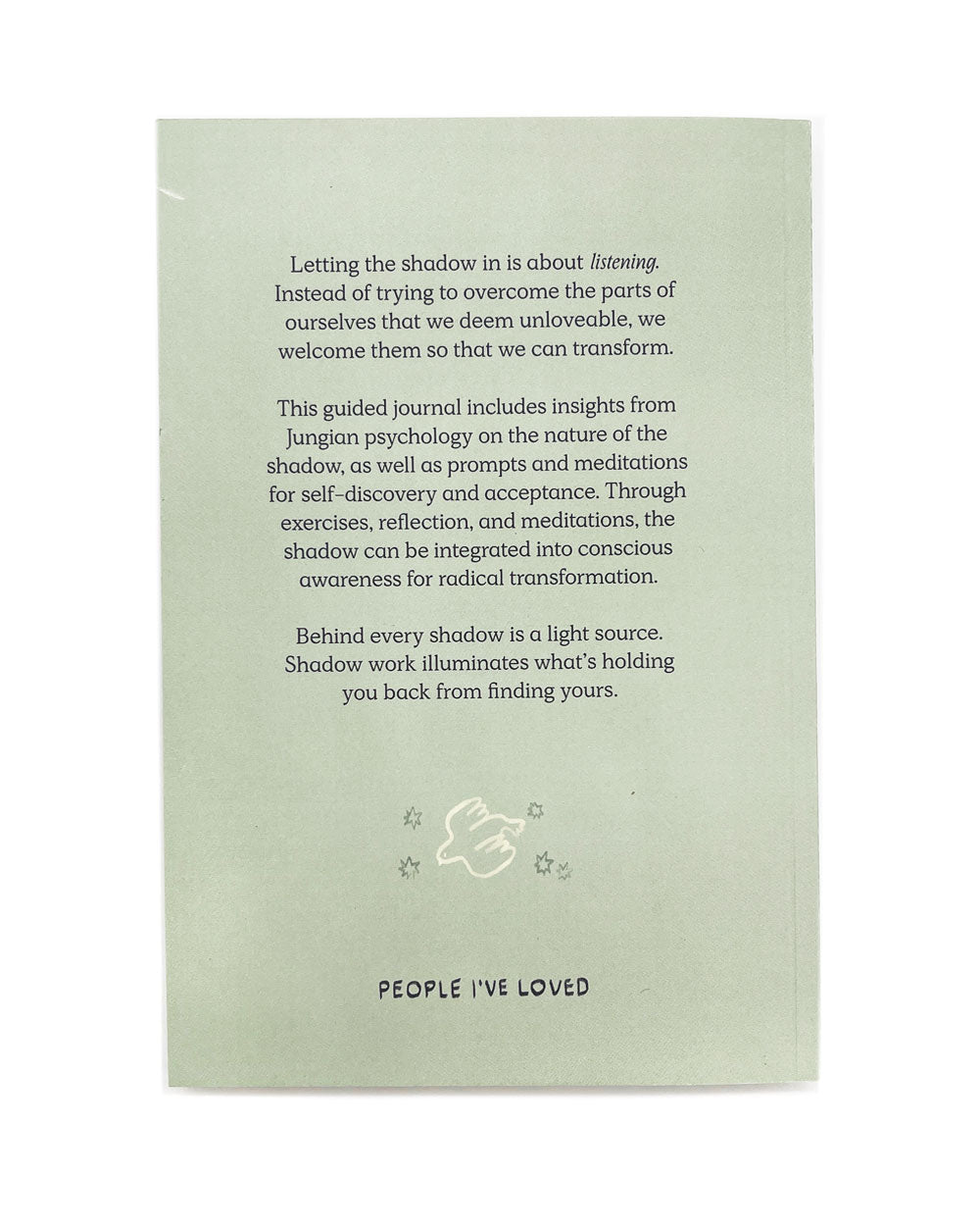 Letting Your Shadow In Guided Journal-People I've Loved-Strange Ways