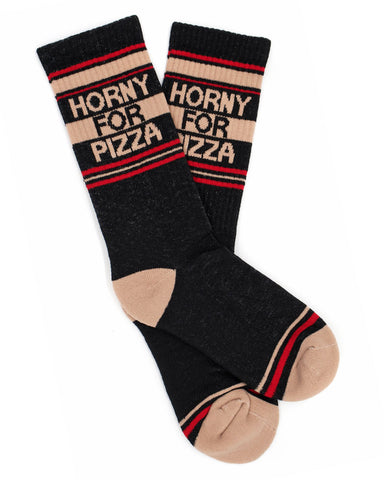 Horny For Pizza Socks