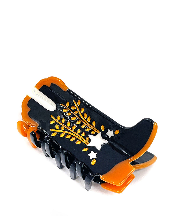 Shooting Star Cowgirl Boot Hair Claw Clip-Tiepology-Strange Ways