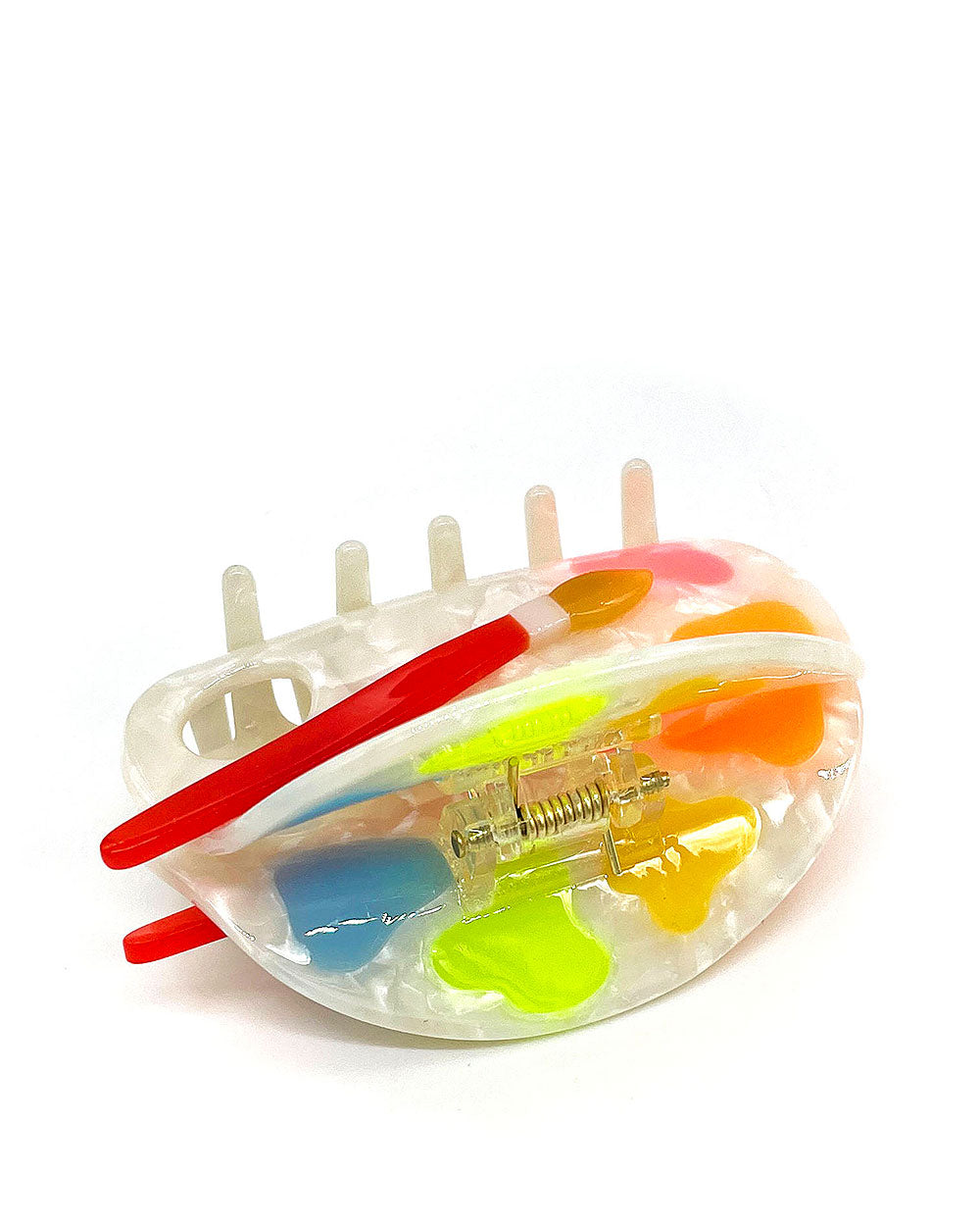 Paint Palette Hair Claw Clip-The Peach Fuzz-Strange Ways
