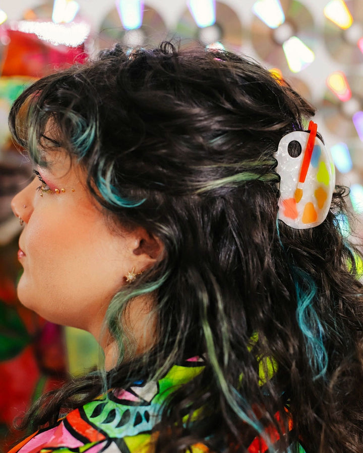 Paint Palette Hair Claw Clip-The Peach Fuzz-Strange Ways