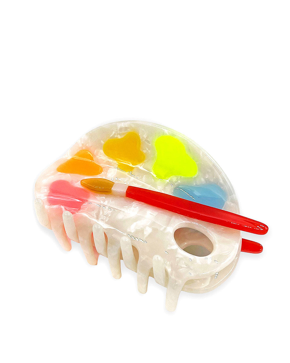 Paint Palette Hair Claw Clip-The Peach Fuzz-Strange Ways