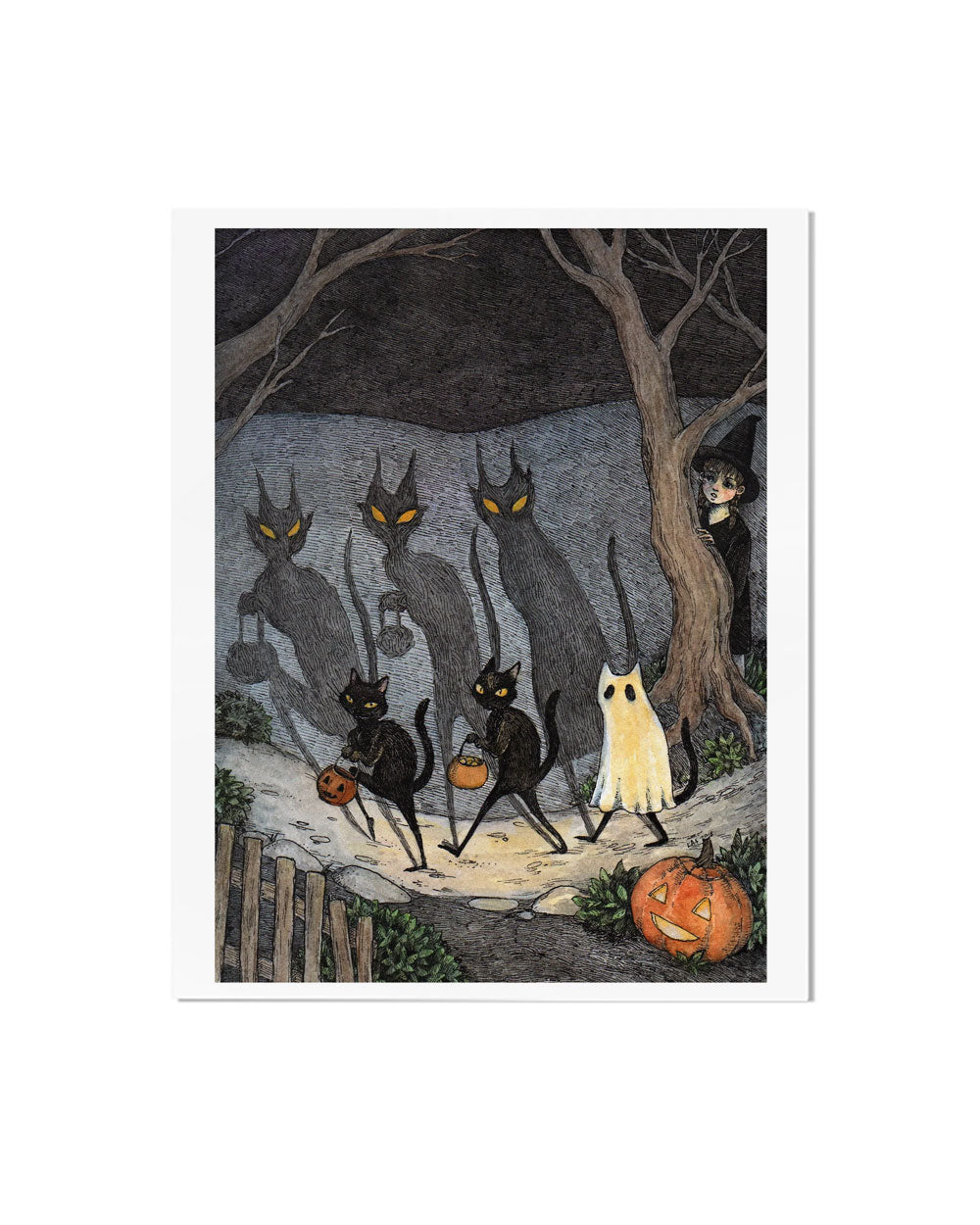 The Bad Luck Gang Art Print (8" x 10")-Stupid Animal Shop-Strange Ways