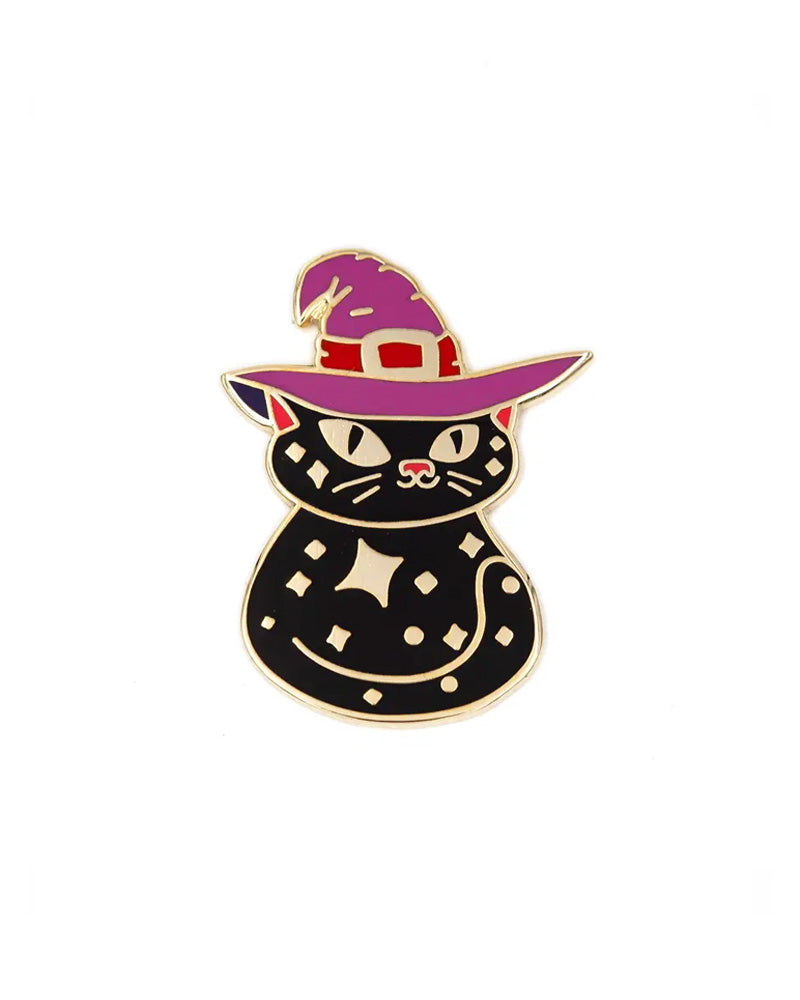 Black Cat Witch Pin-These Are Things-Strange Ways