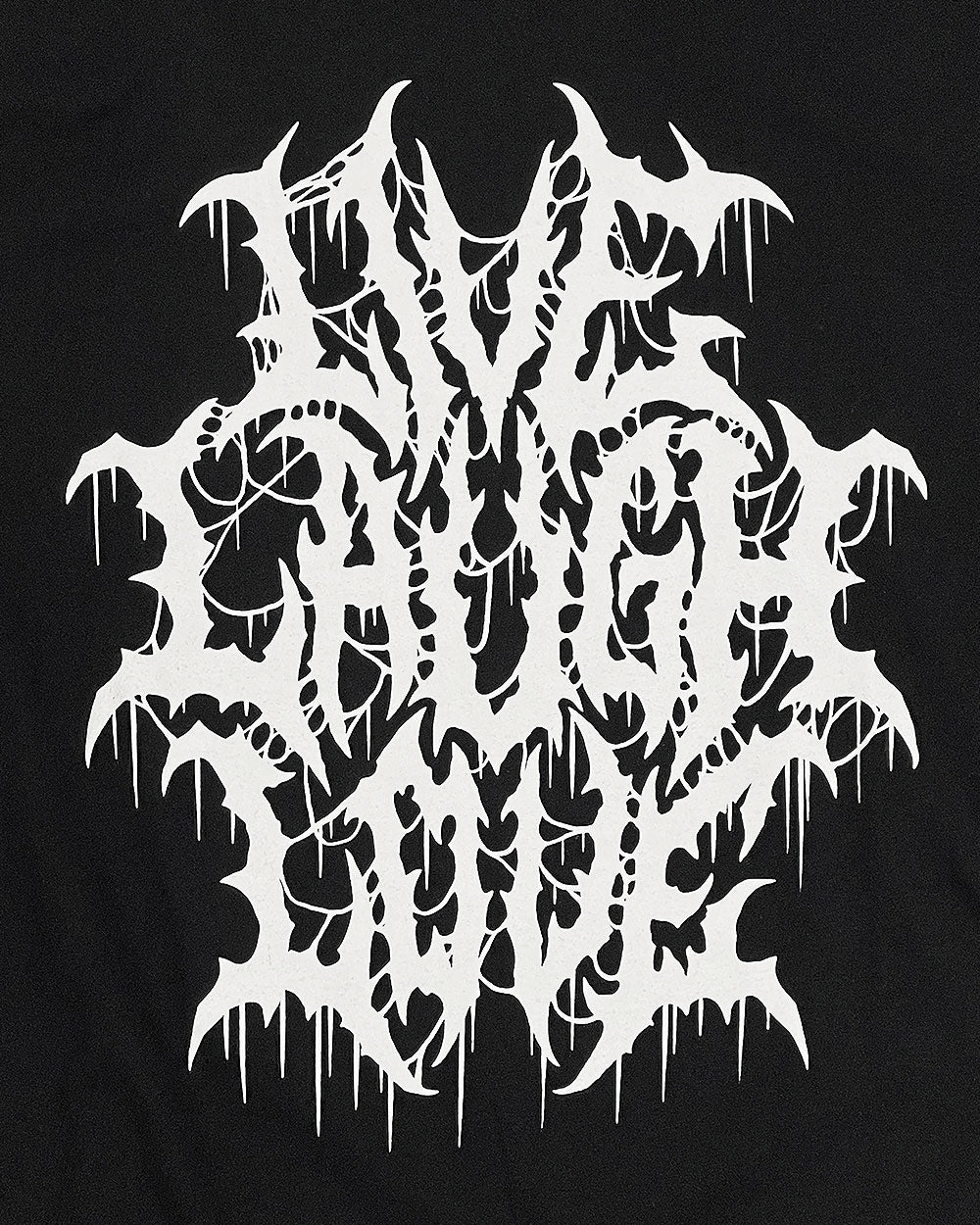 Live Laugh Love Unisex Shirt (Hardcore Version)-Wicked Clothes-Strange Ways