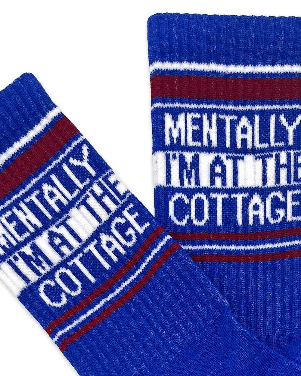 Mentally At The Cottage Socks-Gumball Poodle-Strange Ways