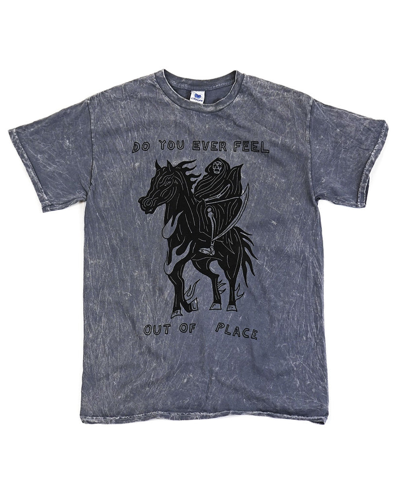 Out Of Place Mineral Wash Unisex Shirt-Heavy Slime-Strange Ways