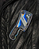 Meat Cleaver Knife Holographic Patch-Project Pinup-Strange Ways