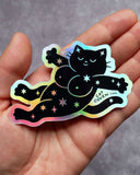 Magical Kitty Holographic Sticker-Cat Coven-Strange Ways