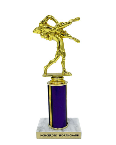 Homoerotic Sports Champ Wrestling Trophy