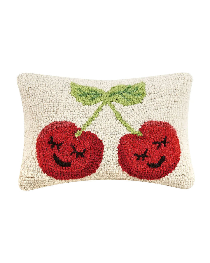 Cherries Hook Accent Pillow-Peking Handicraft-Strange Ways