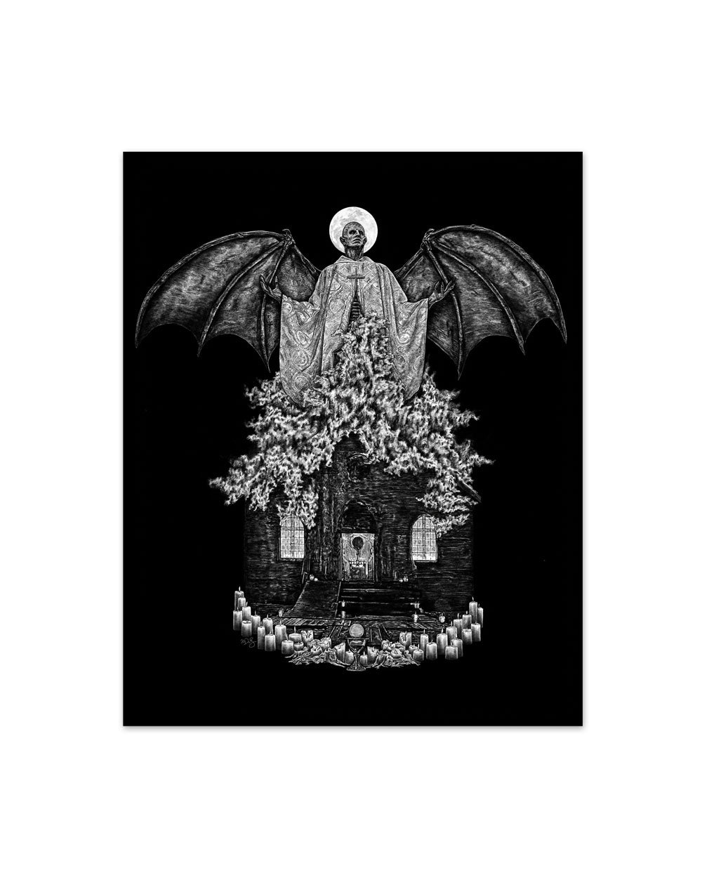 Midnight Mass Art Print (8" x 10")