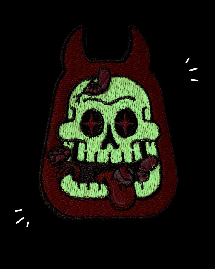 Skull Devil Patch (Glow-in-the-Dark)-It's Not That Weird-Strange Ways