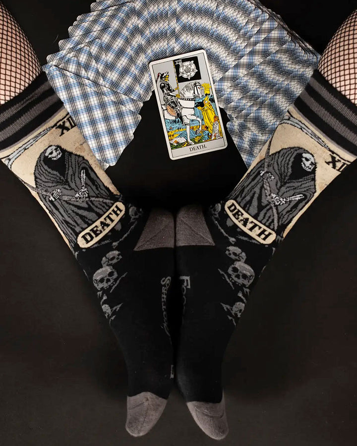 Death Tarot Card Socks-FootClothes-Strange Ways