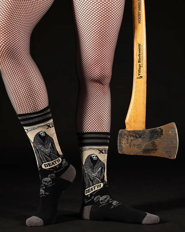 Death Tarot Card Socks-FootClothes-Strange Ways