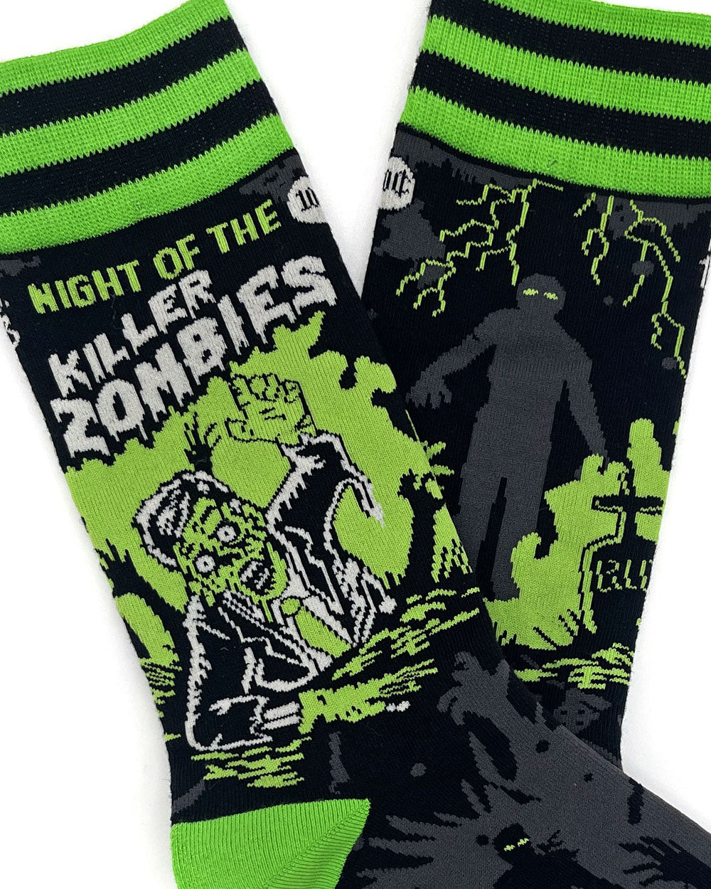 Night Of The Killer Zombies Socks-FootClothes-Strange Ways