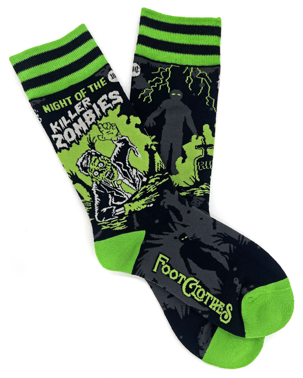 Night Of The Killer Zombies Socks-FootClothes-Strange Ways