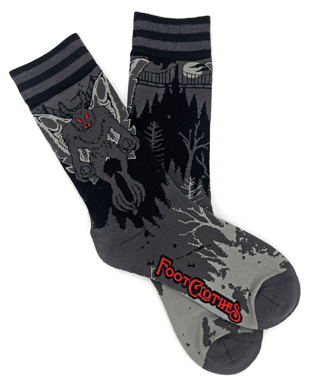 Mothman Socks-FootClothes-Strange Ways