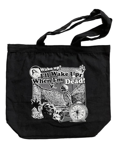 Wake Up Oversized Tote Bag