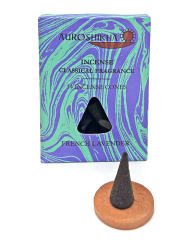 French Lavender Incense Cones (Pack of 14)