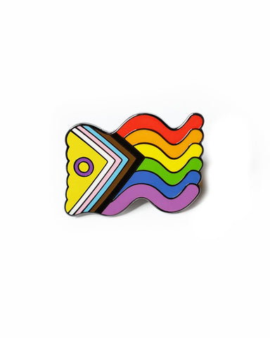 Intersex-Inclusive Squiggly Pride Flag Pin