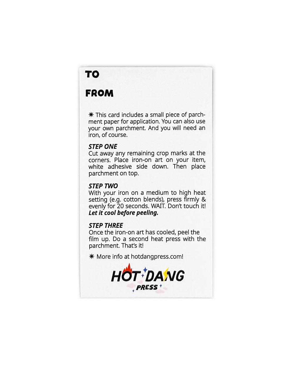 Happy Birthday Cat Iron On Art Decal Gift-Hot Dang Press-Strange Ways