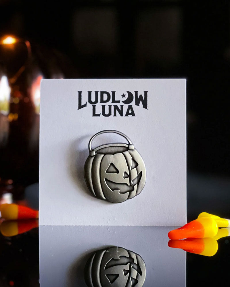 Pumpkin Pail Pin-Ludlow Luna-Strange Ways