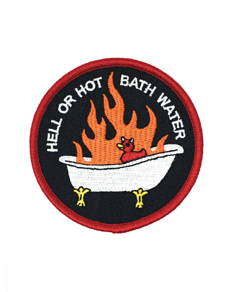 Hell Or Hot Bath Water Patch-Mean Folk-Strange Ways