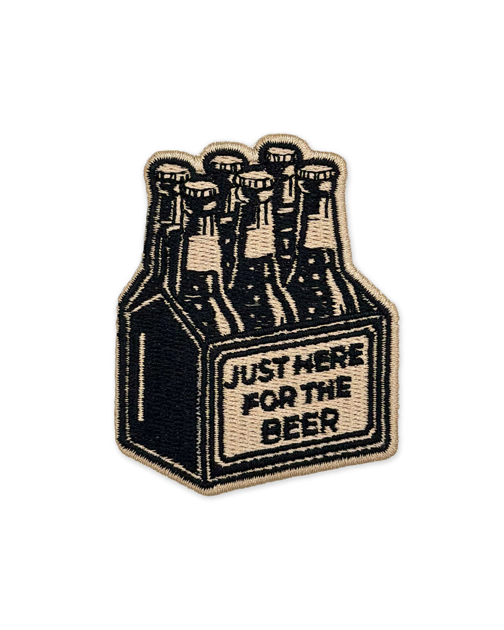 Just Here For The Beer Small Patch-Field Trip Threads-Strange Ways