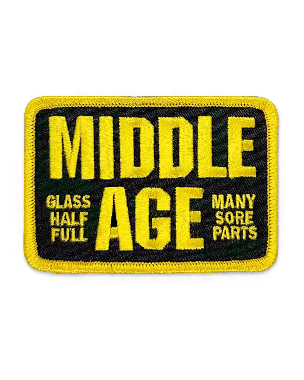 Middle Age Patch - Black-Draplin Design Company-Strange Ways