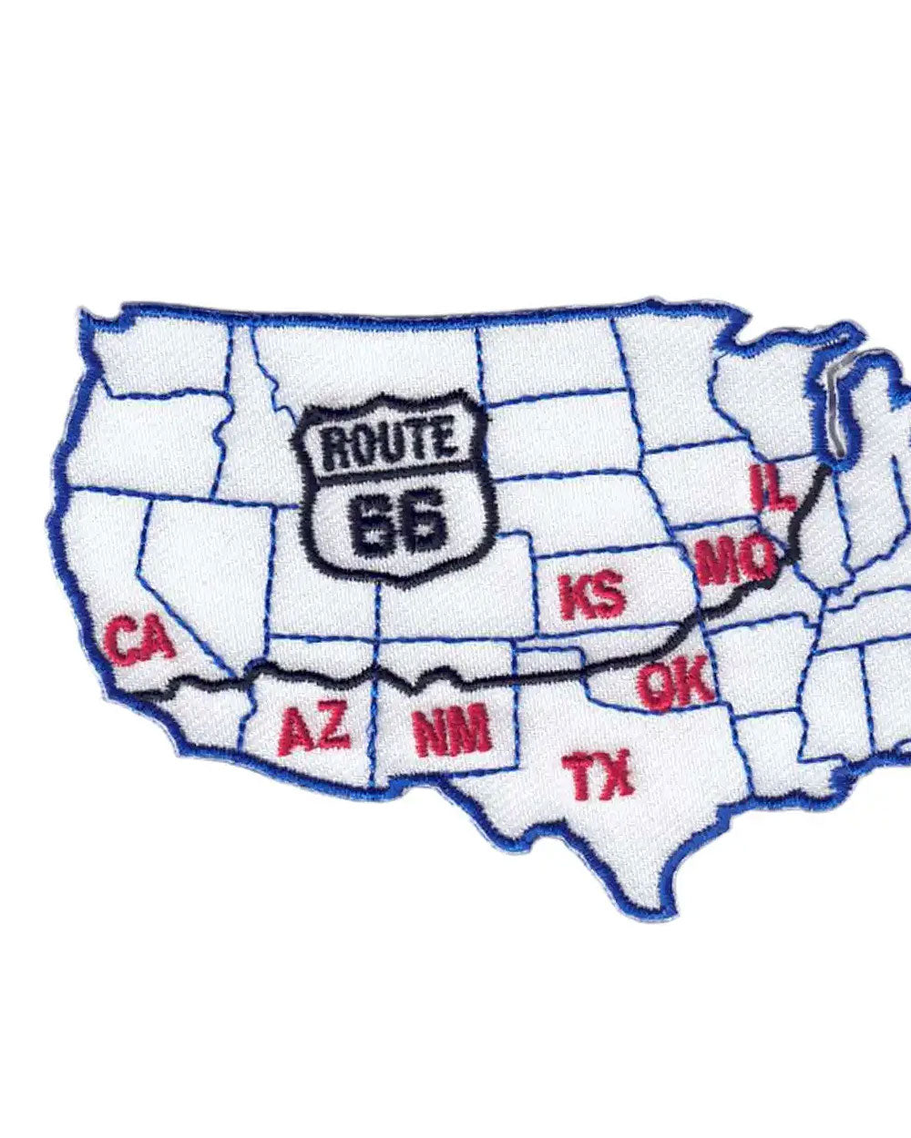 Route 66 USA Map Patch