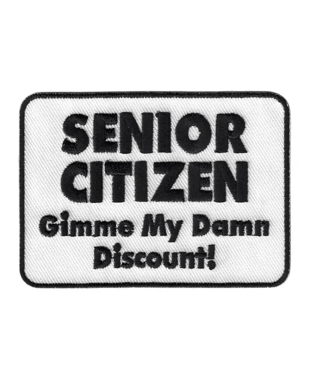 Senior Citizen Discount Patch
