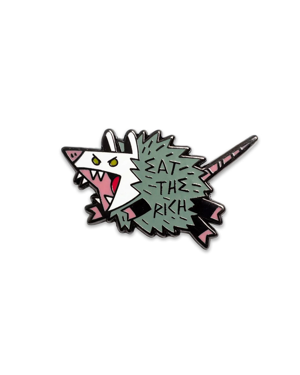 Eat The Rich Possum Pin-Strike Gently Co.-Strange Ways