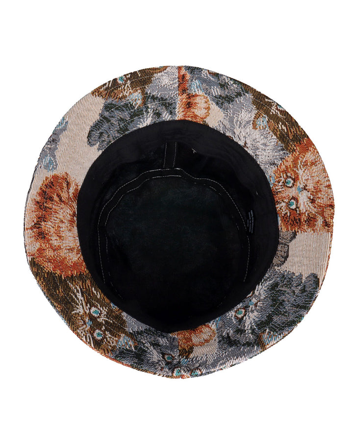 Jacquard Cats Bucket Hat-Hatphile-Strange Ways