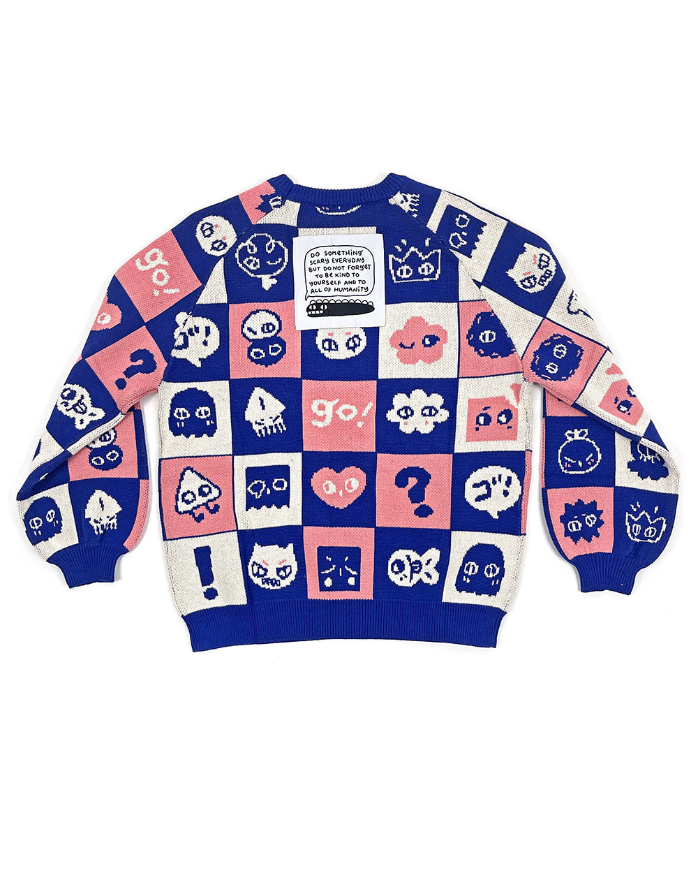 Shinyuu Knit Jacquard Unisex Sweater-Karepango-Strange Ways