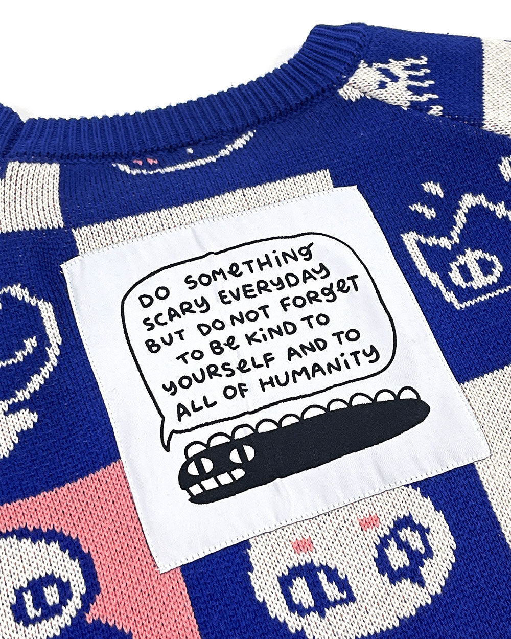 Shinyuu Knit Jacquard Unisex Sweater-Karepango-Strange Ways