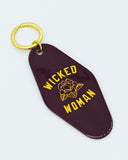 Wicked Woman Rose Keychain-Golden Gems-Strange Ways