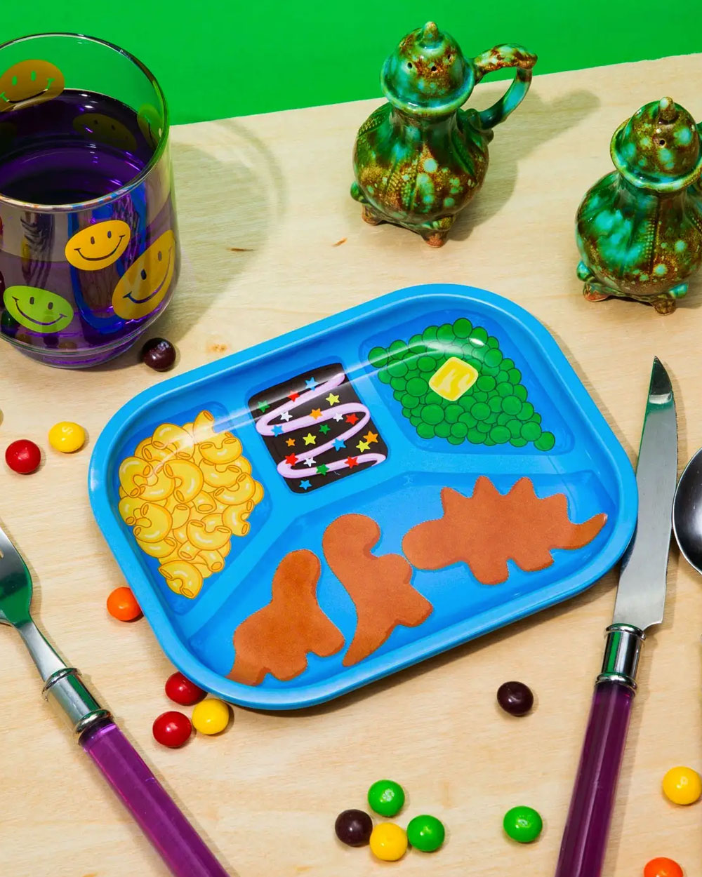 Kid's TV Dinner All-Purpose Tray-The Peach Fuzz-Strange Ways